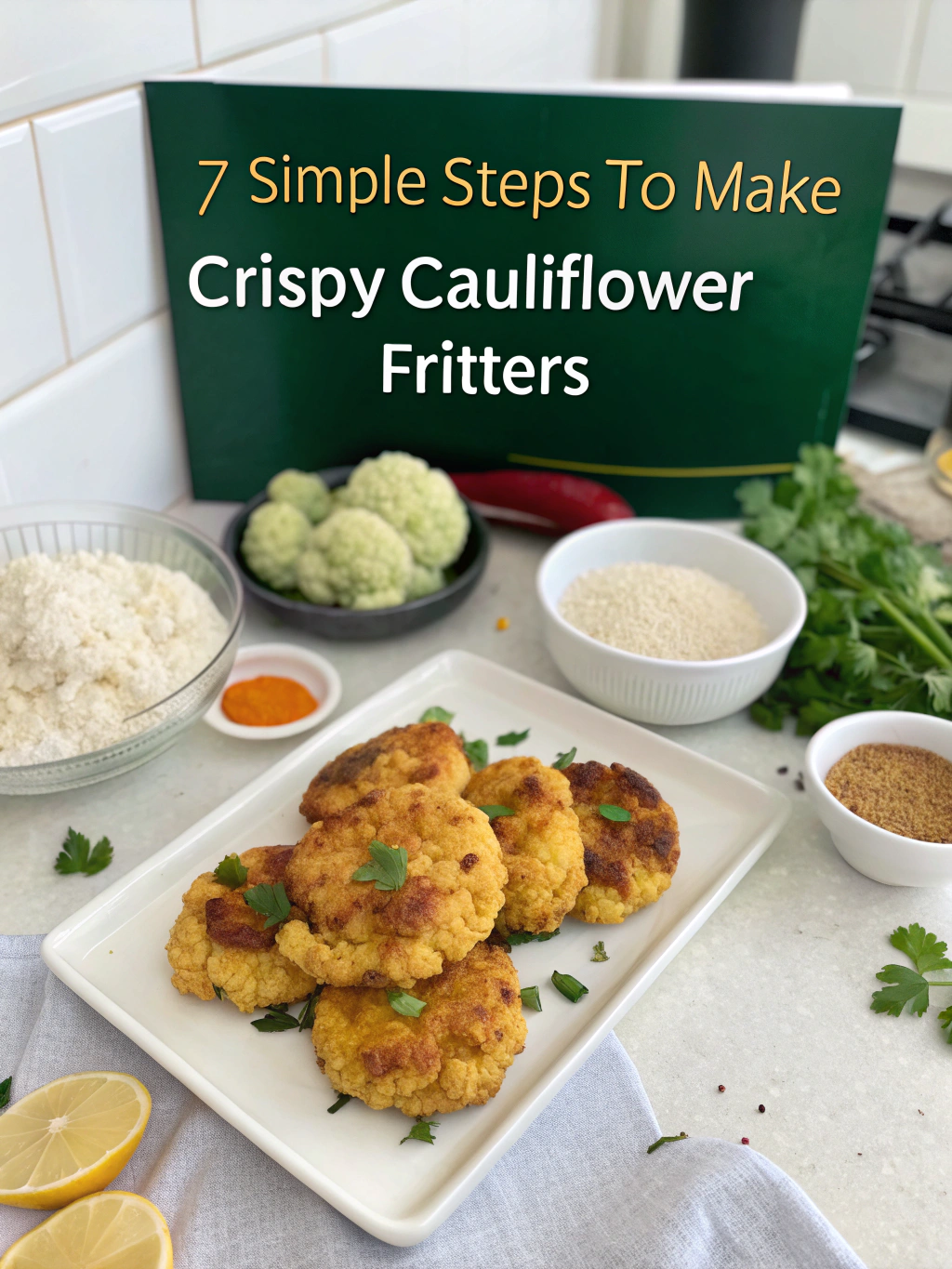 7 Simple Steps to Make Crispy Cauliflower Fritters [Recipe]