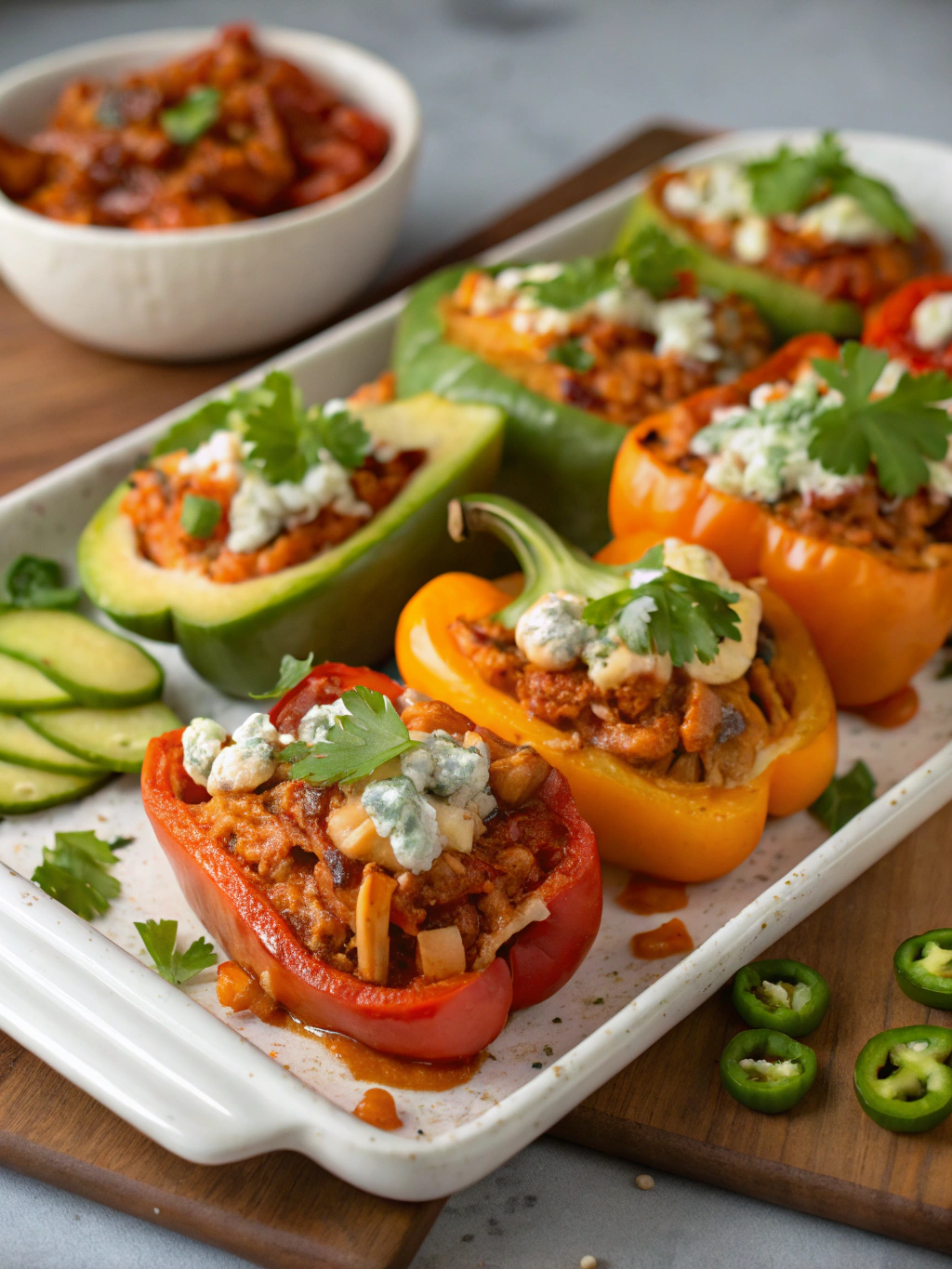 Buffalo Chicken Stuffed Peppers – How 5 Bold Twists Elevate This Classic Dish