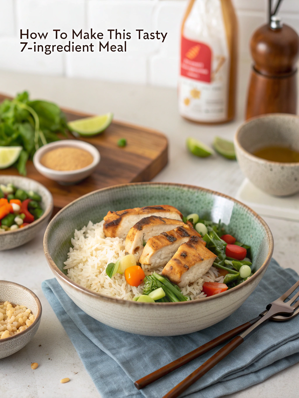 Coconut Chicken Rice Bowl: How To Make This Tasty 7-Ingredient Meal