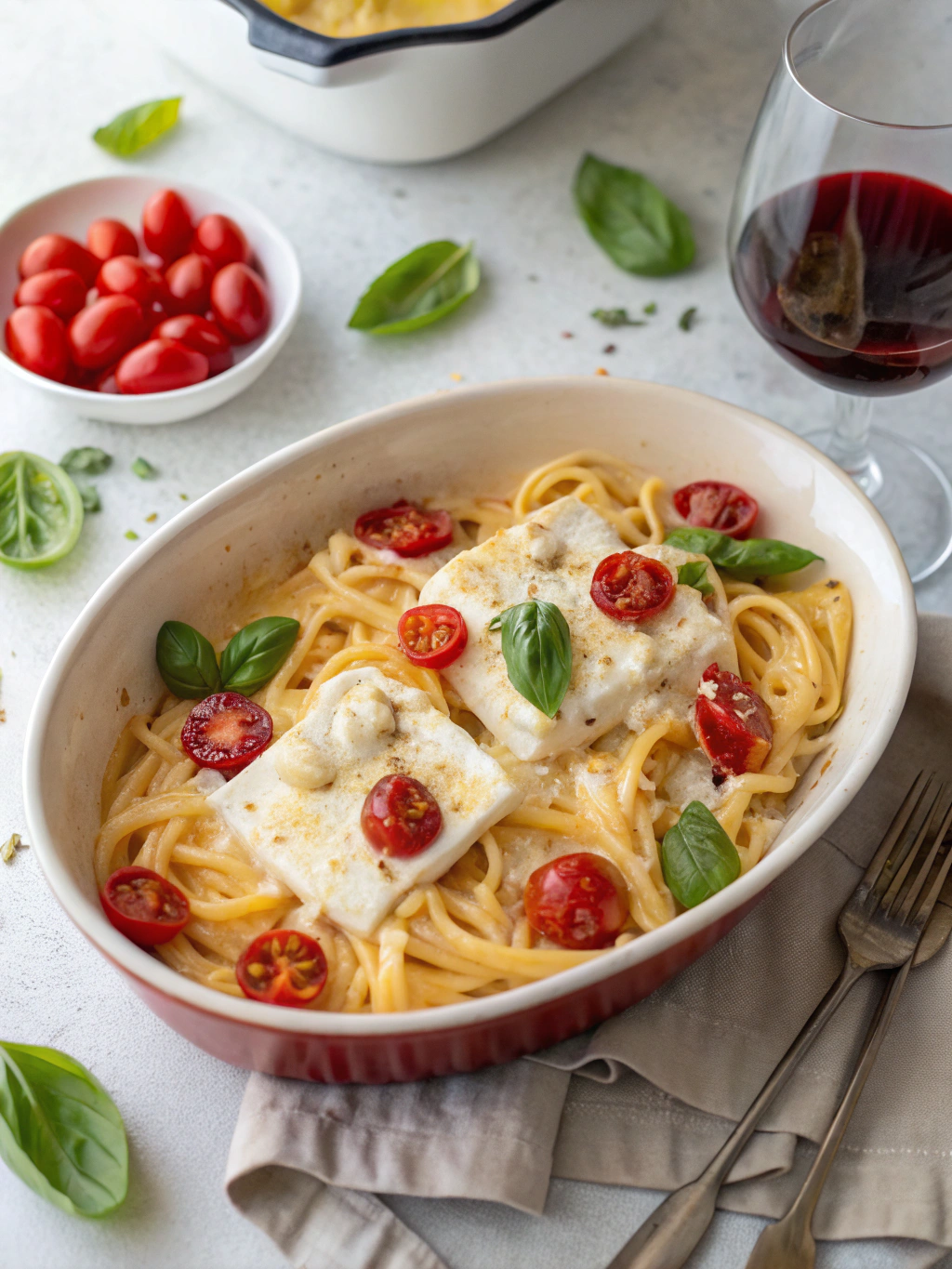 Creamy Baked Feta Pasta – A Viral TikTok Recipe!