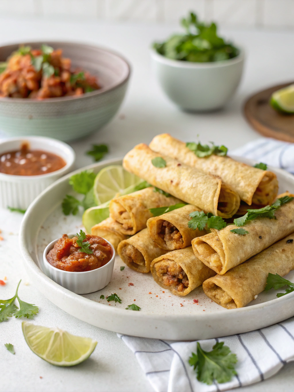 Crispy Vegan Taquitos Recipe