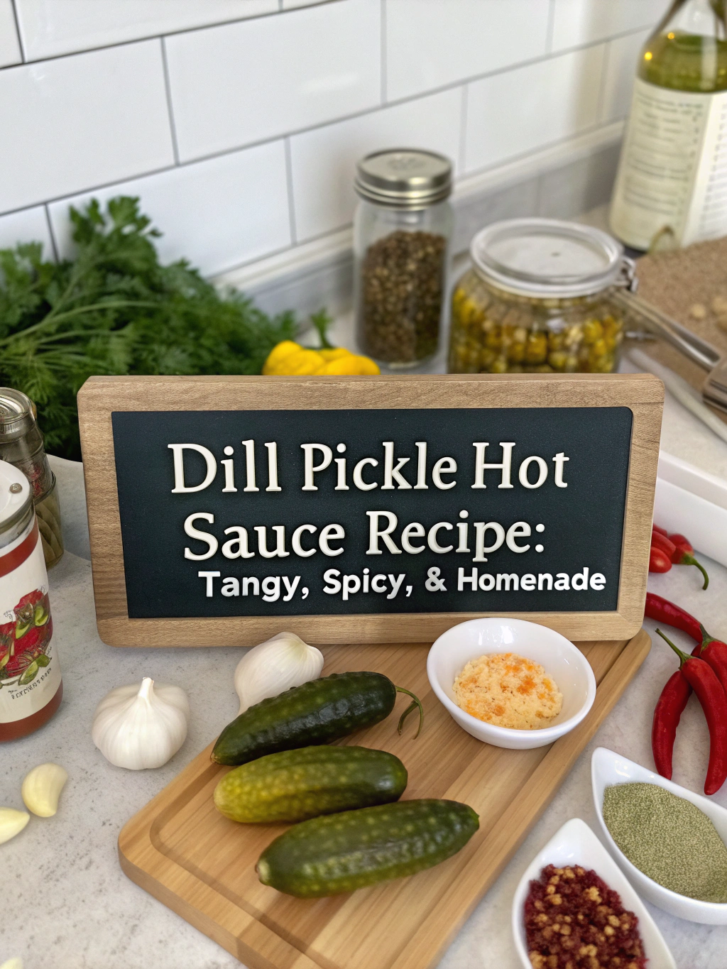 Dill Pickle Hot Sauce Recipe: Tangy, Spicy, & Homemade