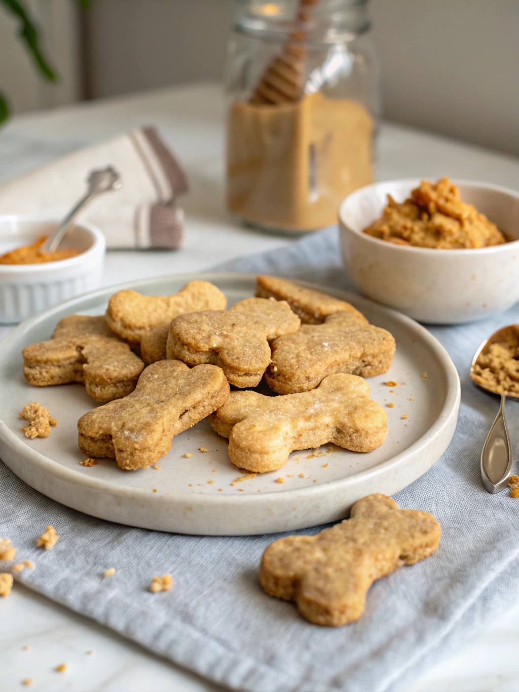 Honey & Peanut Butter Dog Cookies: Easy Homemade Dog Treats
