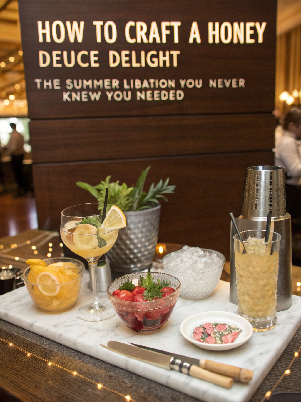 How to Craft a Honey Deuce Delight: The Summer Libation You Never Knew You Needed