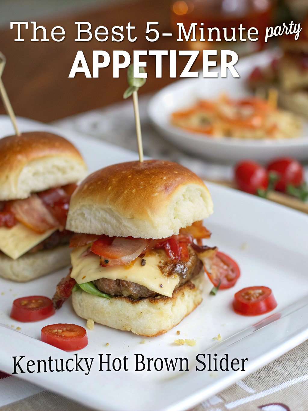 Kentucky Hot Brown Sliders Recipe: The Best 5-Minute Party Appetizer