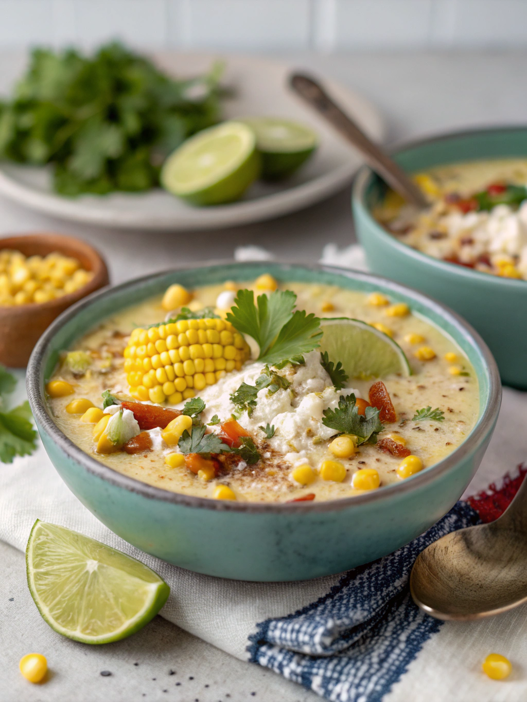 Mexican Street Corn Soup - A Flavorful Twist on Elote