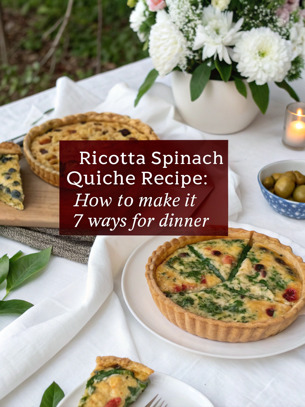 Ricotta Spinach Quiche Recipe: How to Make It 7 Ways for Dinner