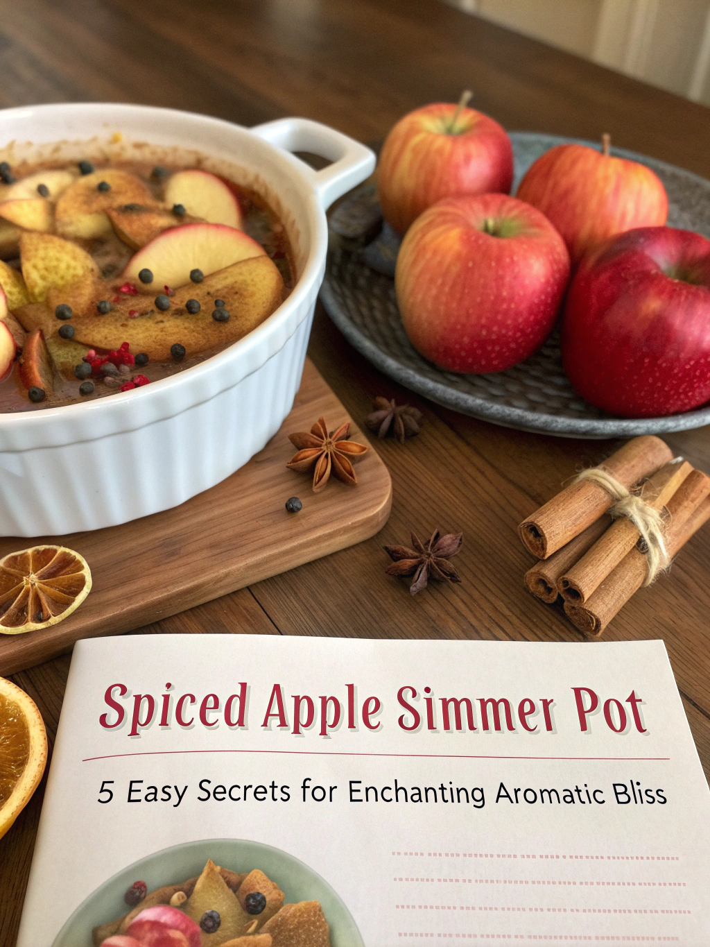 Spiced Apple Simmer Pot Recipe: 5 Easy Secrets for Enchanting Aromatic Bliss