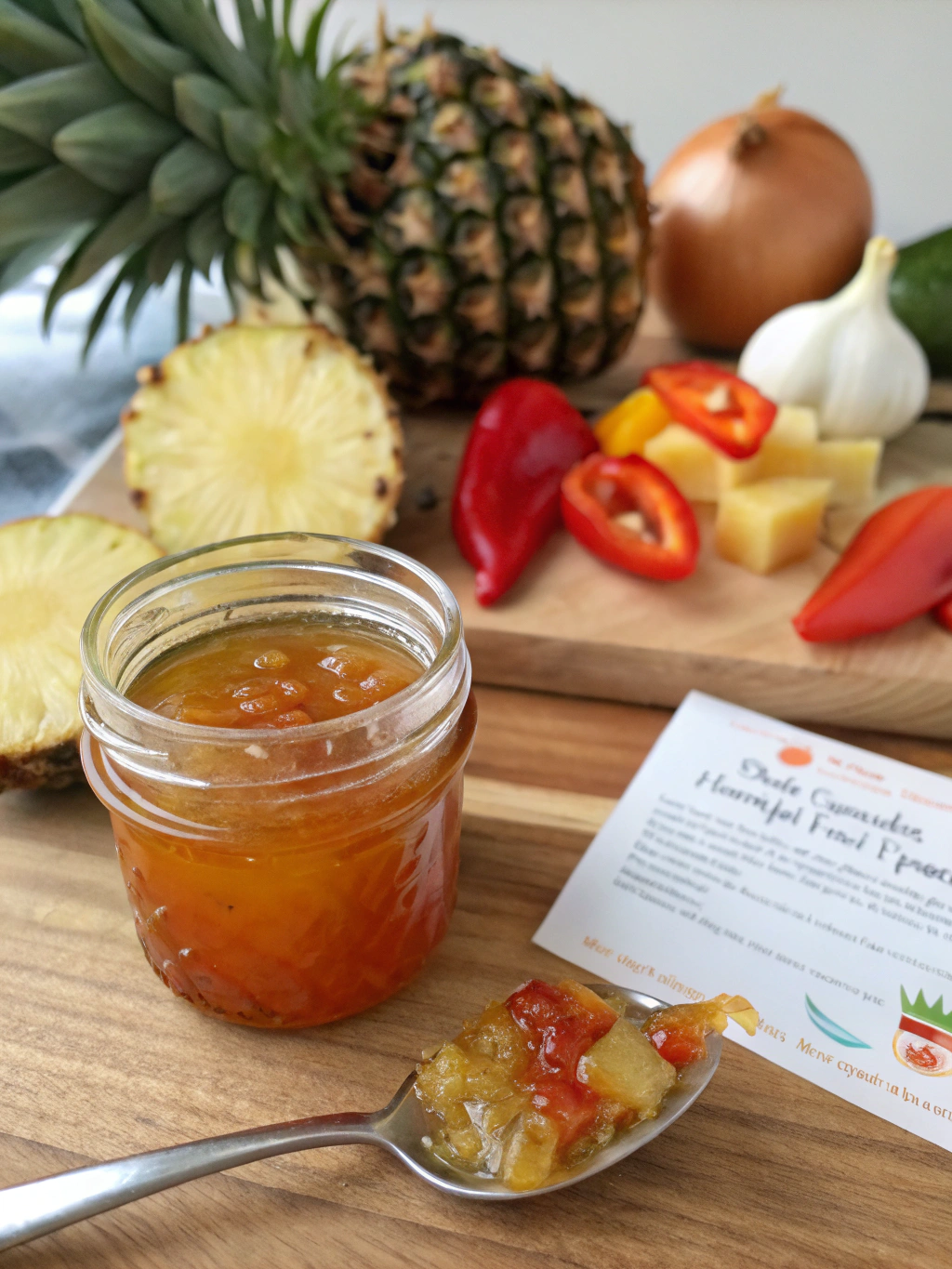 Spicy Pineapple Habanero Pepper Jelly: Easy Homemade Recipe
