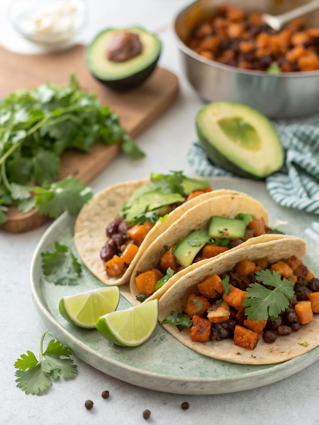 Sweet Potato & Black Bean Tacos – A Fresh Twist on Taco Tuesday!